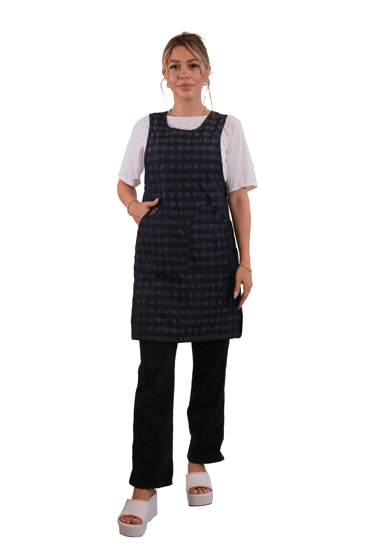Check pattern Side Button Apron (CH002 CHECK)