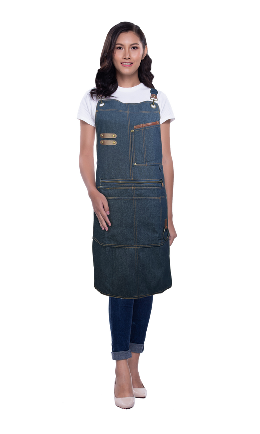 Denim Apron Blue