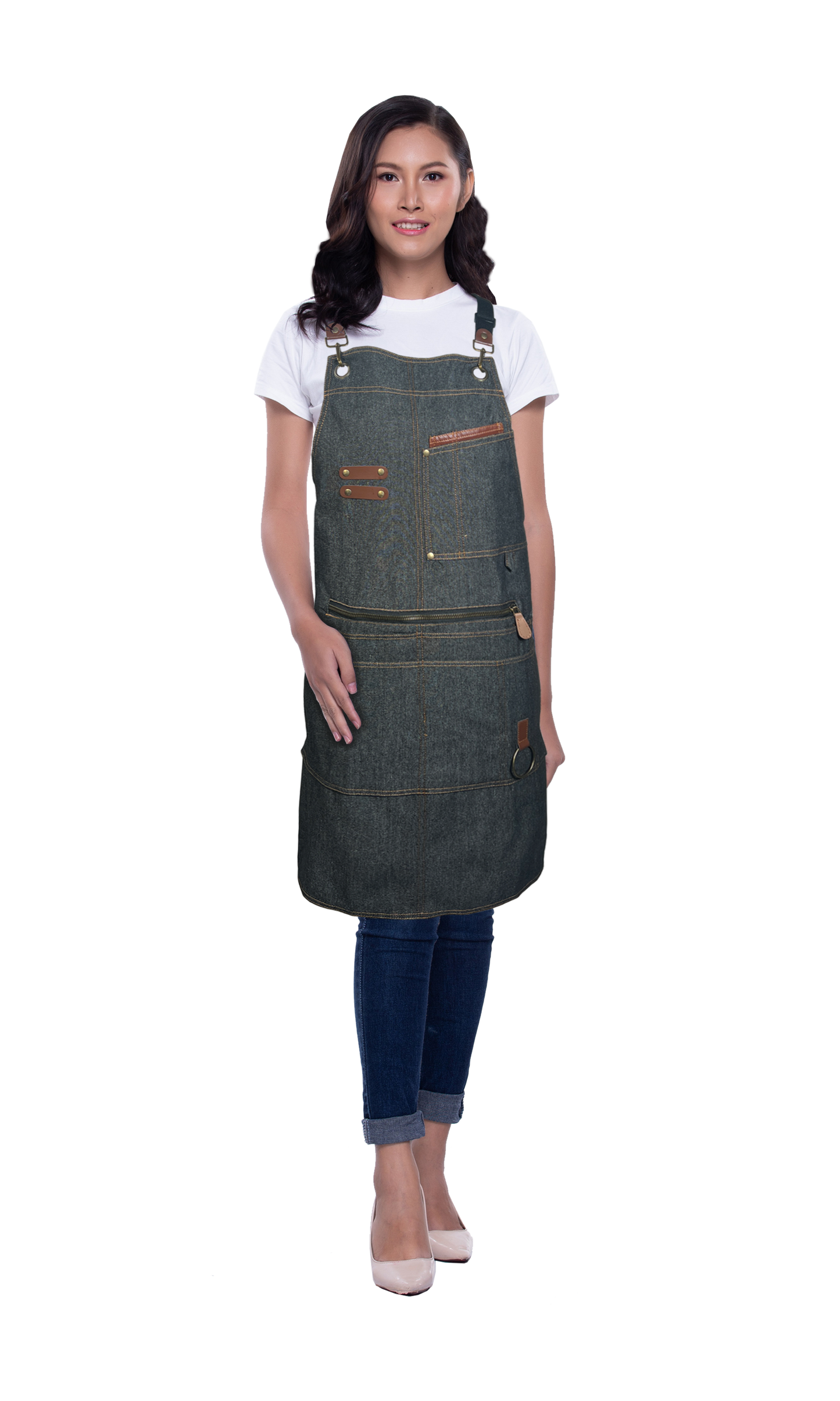 Denim Apron Black