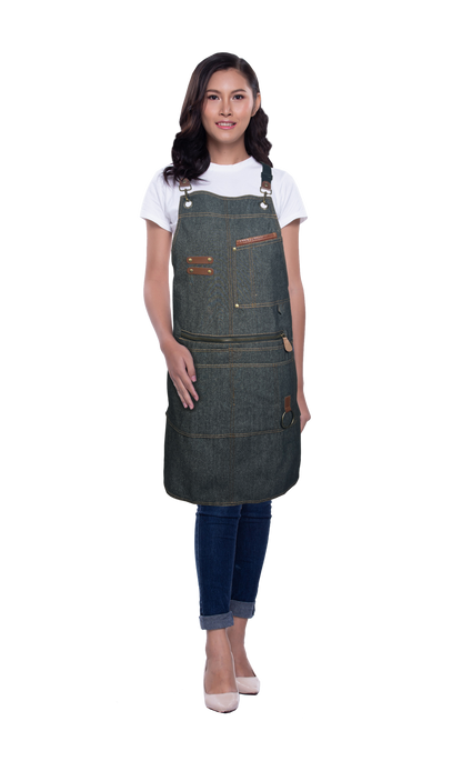 Denim Apron Black