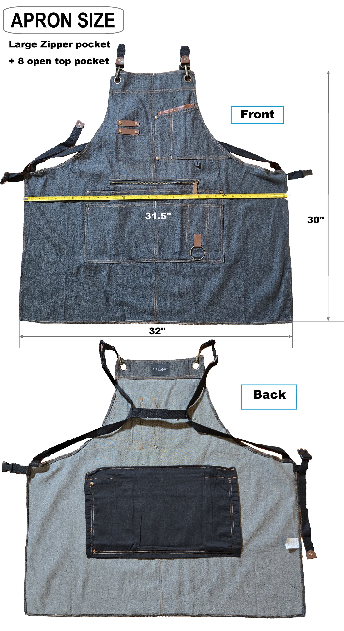 Denim Apron Blue