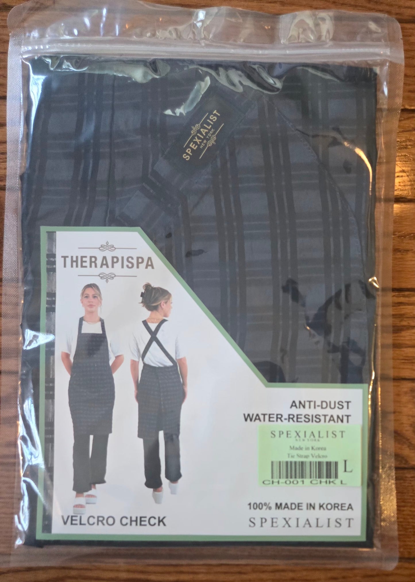 Check pattern Cross Back Apron (CH001 CHECK)