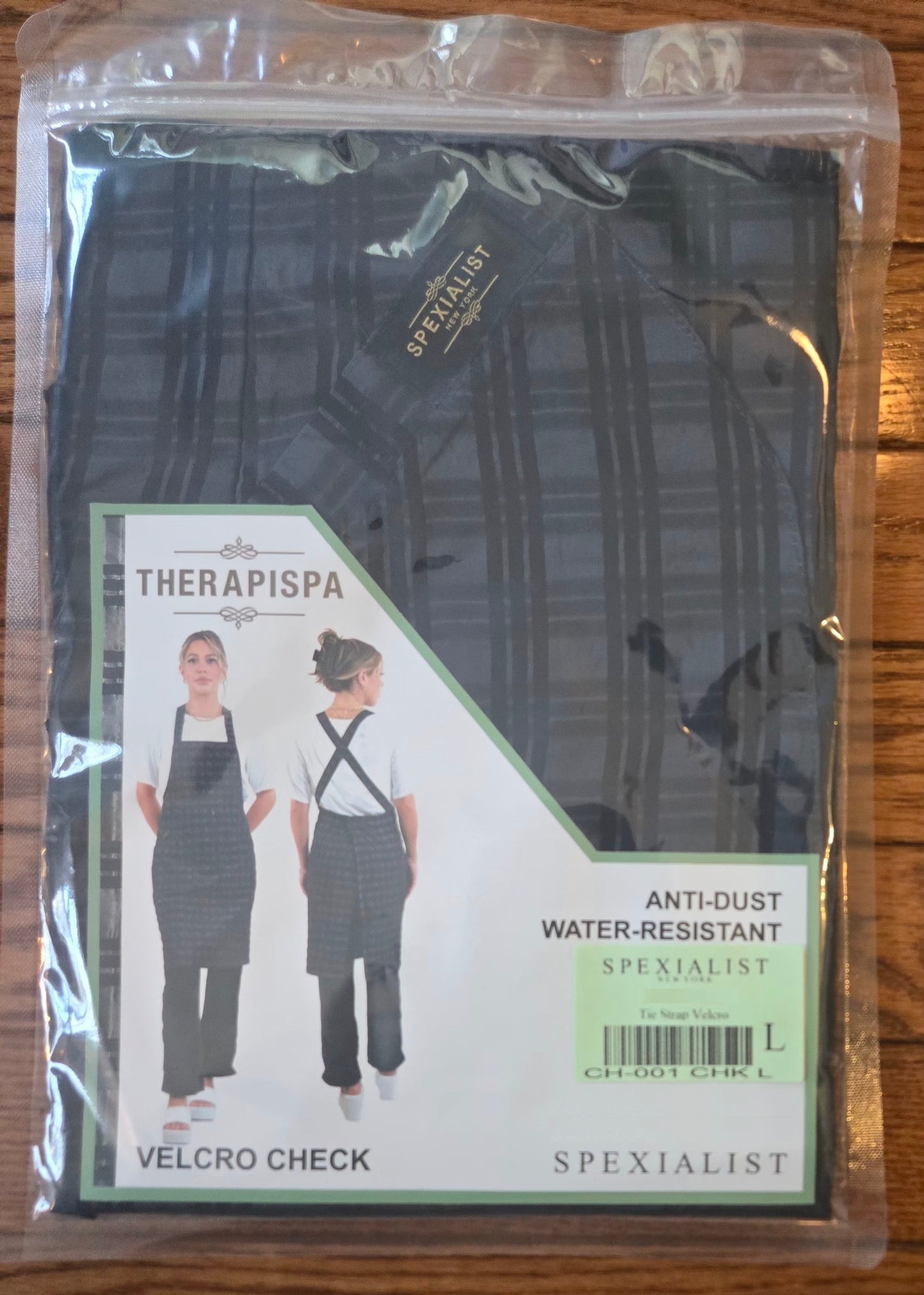 Check pattern Cross Back Apron (CH001 CHECK)