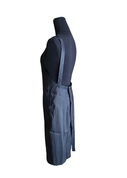 Black Cross Back Apron  (WA-001 BLACK)