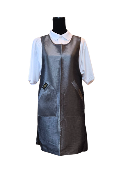 Gray Side Button Apron (WA-002 GRAY)