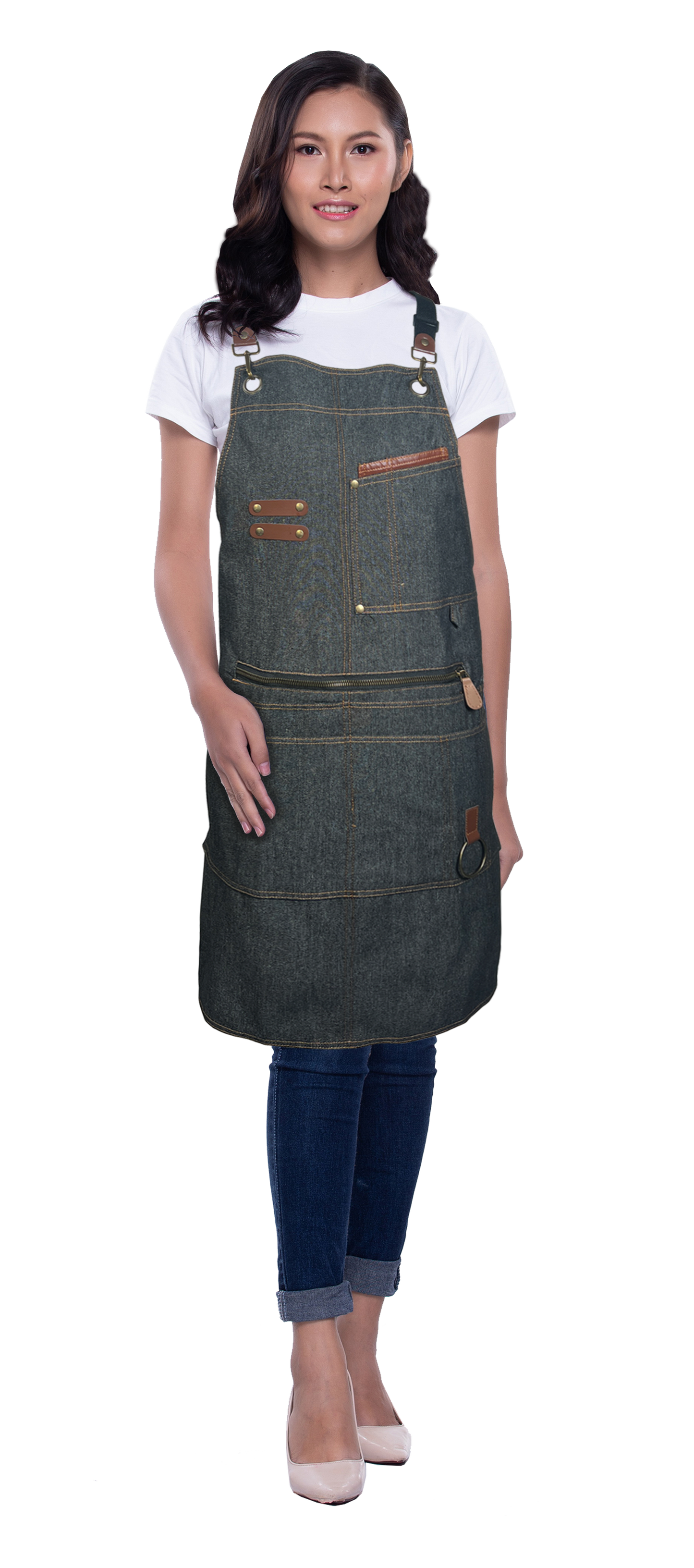 Denim Apron Black