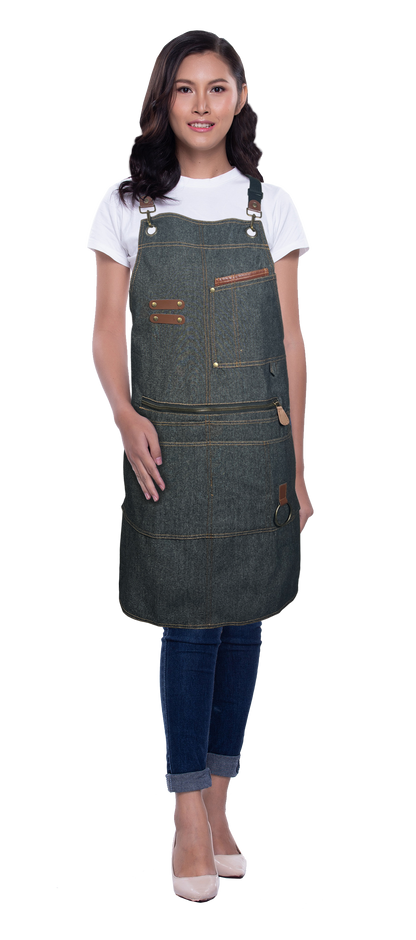 Denim Apron Black