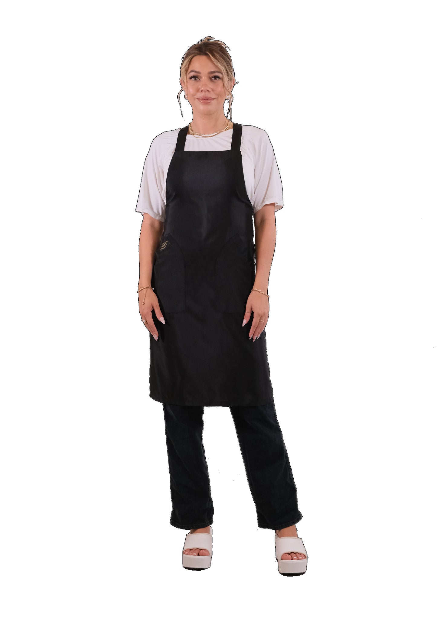 Check pattern Cross Back Apron (CH001 CHECK)