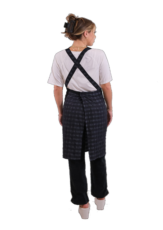 Check pattern Cross Back Apron (CH001 CHECK)