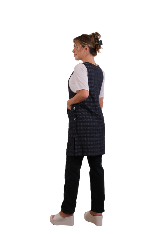 Check pattern Side Button Apron (CH002 CHECK)